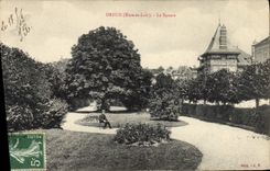 CPA Dreux eure et loir le square
