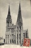 CPA Chartres Cathedrale de Chartres la Facade