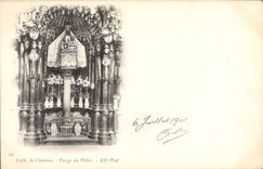 CPA Chartres Cathedrale de Chartres Vierge du Pilier