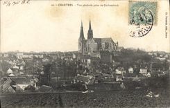 CPA Chartres Vue Generale prise de Cachemback