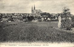 CPA Chartres Vue generale prise de Cachemback