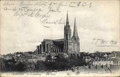 CPA Chartres La Cathedrale
