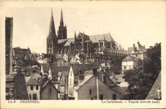 CPA Chartres La Cathedrale Facade laterale(sud)