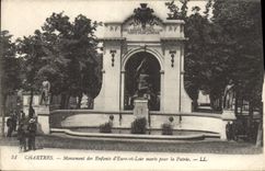 CPA Chartres Monument de Enfants d'Eure et Loir morts pour la Patrie