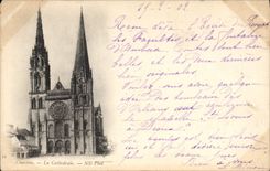 CPA Chartres La Cathedrale
