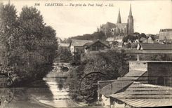 CPA Chartres Vue prise du Pont Neuf