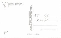 CPM Bordeaux La Gare Saint Jean