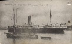 CPA Bordeaux Compagnie Generale Transatlantique Bateau