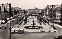 CPM Bordeaux Les Allees de Tourny Autobus