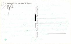 CPM Bordeaux Les Allees de Tourny Autobus