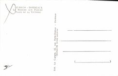 CPM Bordeaux Le Marche aux Fleurs Place de La Victoire