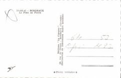 CPM Bordeaux Le Pont de Pierre