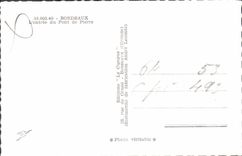 CPM Bordeaux L'Entree du Pont de Pierre