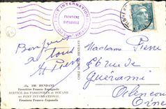 CPM Hendaye Frontiere Franco Espagnole