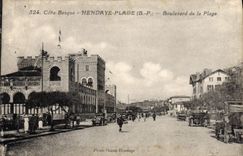 CPA Hendaye Plage Cote Basque Boulevard de la Plage