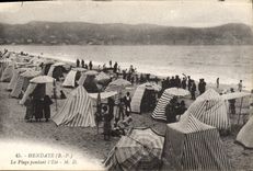 CPA Hendaye La Plage pendant l'Ete