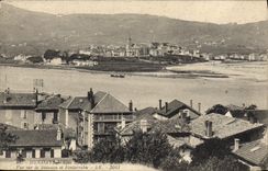 CPA Hendaye Vue sur la Bidassoa et Fontarrabie
