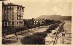 CPA Hendaye(cote Basque) Le Boulevard de la Plage