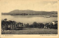 CPA Hendaye La Baie de Chingudy et Fontarabie