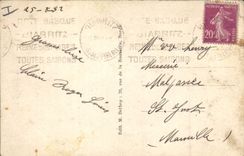 CPA Biarritz Port Pecheurs et Eglise Sainte Eugenie