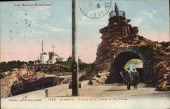 CPA Biarritz Rocher de la Vieron et Sematrome