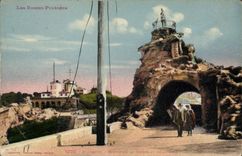 CPA Biarritz Les Basses Pyrenees Ruines de la vierge et semaphore