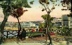 CPA Biarritz Sur le Casino Municioal (Etude artistique)