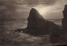 CPA Biarritz (cote Basque) Le Rocher du Cachaou