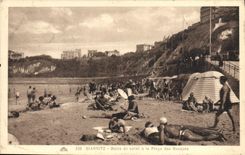 CPA Biarritz Bains de Soleil a la Plage des Basques