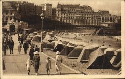 CPA Biarritz La Grande Plage et le Casino Bellevue