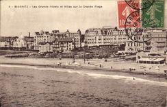 CPA Biarritz Les Grands Hotel et Villas sur la Grande Plage