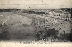 CPA Biarritz La Grande Plage