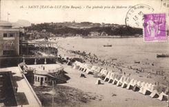 CPA Saint Jean de Luz (cote Basque) Vue generale prise du Moderne Hotel