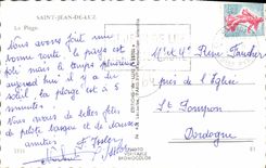 CPA Saint Jean de Luz La Plage