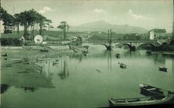 CPA Saint Jean de Luz La Rhun et un coin du Port