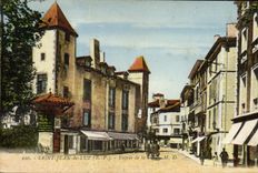 CPA Saint Jean de Luz Entree de la Palais