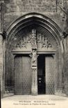 CPA Saint Jean de Luz Cote Basque Porte Principale de l'Eglise St Jean Baptiste