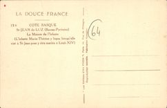 CPA Saint Jean de Luz (Basses Pyrenees) Cote Basque La Maison de l'Infante