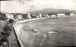 CPM Saint Jean de Luz La Plage et la Rhune
