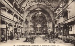 CPA Saint Jean de Luz (Cote Basque) Interieur de l'Eglise