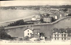 CPA Saint Jean de Luz Panorama pris de Ciboure