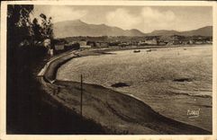 CPA Saint Jean de Luz (B P) La Chaine des Montagnes la Plage vues de Sainte Barbe