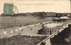CPA Saint Jean de Luz La Cote Basque La Plage