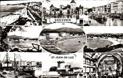 CPM Saint Jean de Luz Pointe Sainte Barbe Maison Louis XIV Le Port Maison de L'Infante La Rhune La P