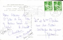 CPM Saint Jean de Luz Pointe Sainte Barbe Maison Louis XIV Le Port Maison de L'Infante La Rhune La P