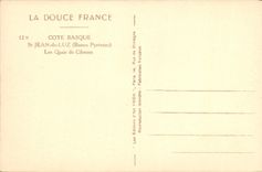 CPA Saint Jean de Luz (Basses Pyrenees) Cote Basque Les Quais de Ciboure 