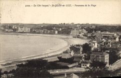 CPA Saint Jean de Luz La Cote Basque Panorama de la Plage