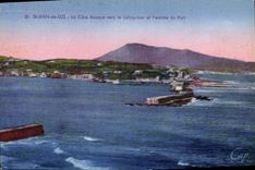 CPA Saint Jean de Luz La Cote Basque vers le Jaizquibel et l'entree du Port