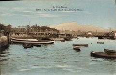 CPA Saint Jean de Luz Le Pays Basque Port et la Rhune