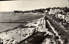CPM Saint Jean de Luz La Plage et la Pointe Ste Barbe